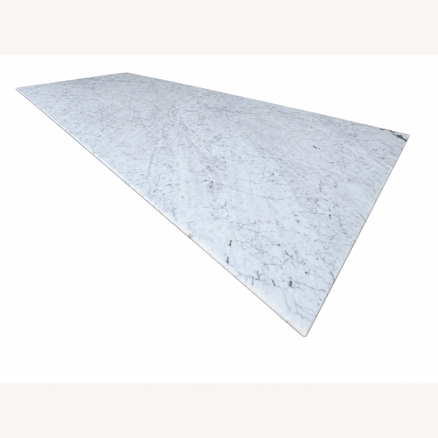 Restoration Hardware Aero Stone Dining Table 120" Carrara Marble - image-10