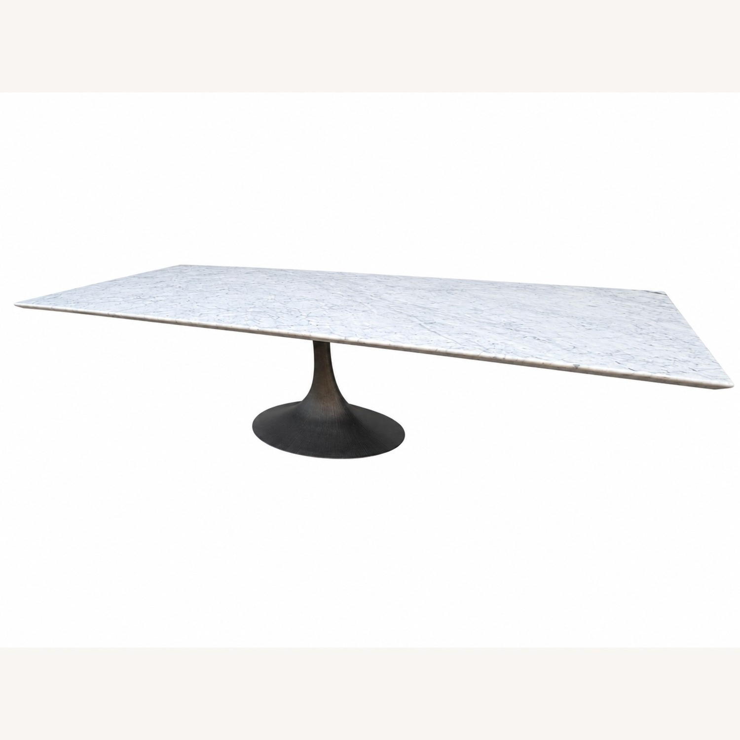 Restoration Hardware Aero Stone Dining Table 120" Carrara Marble - image-17