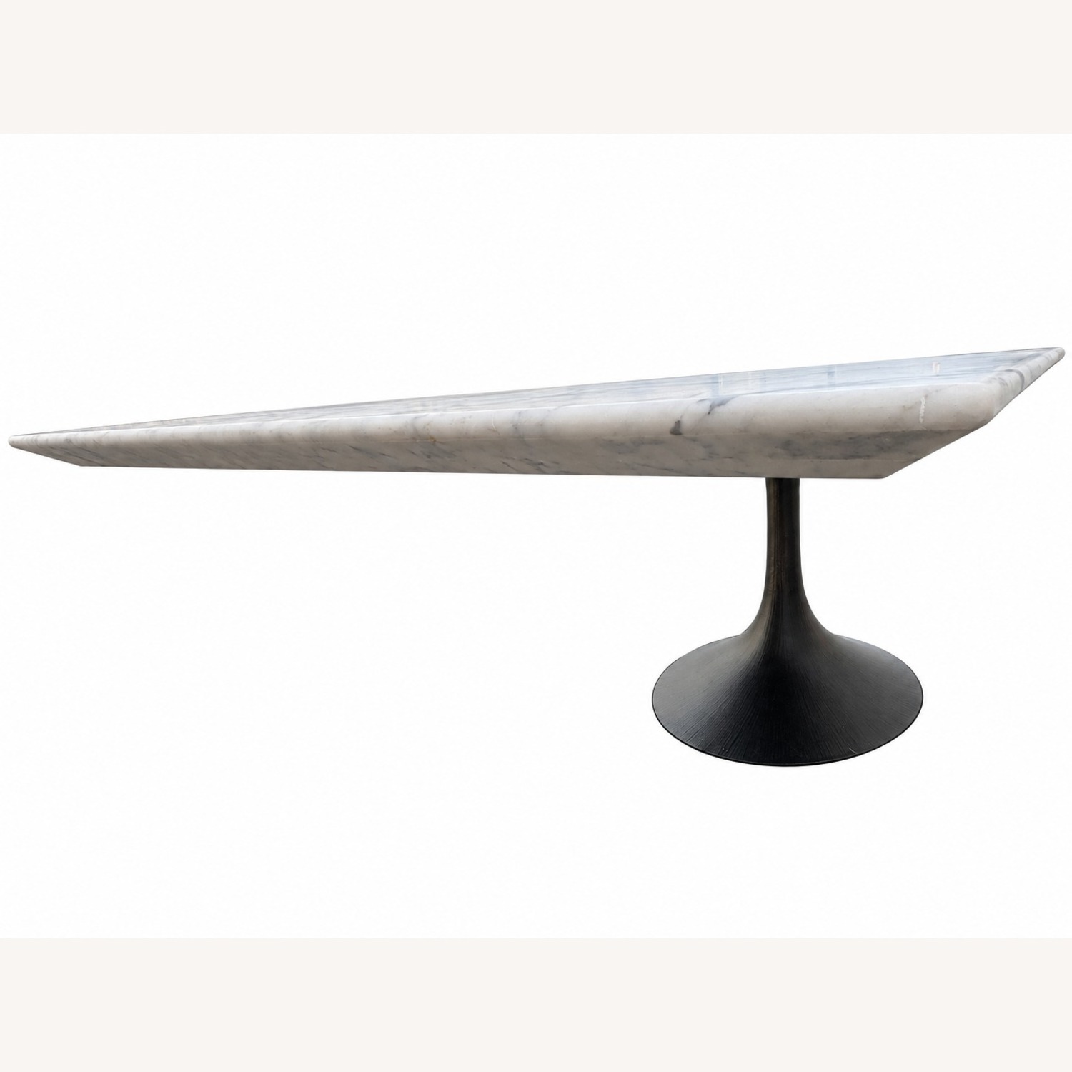 Restoration Hardware Aero Stone Dining Table 120" Carrara Marble - image-34