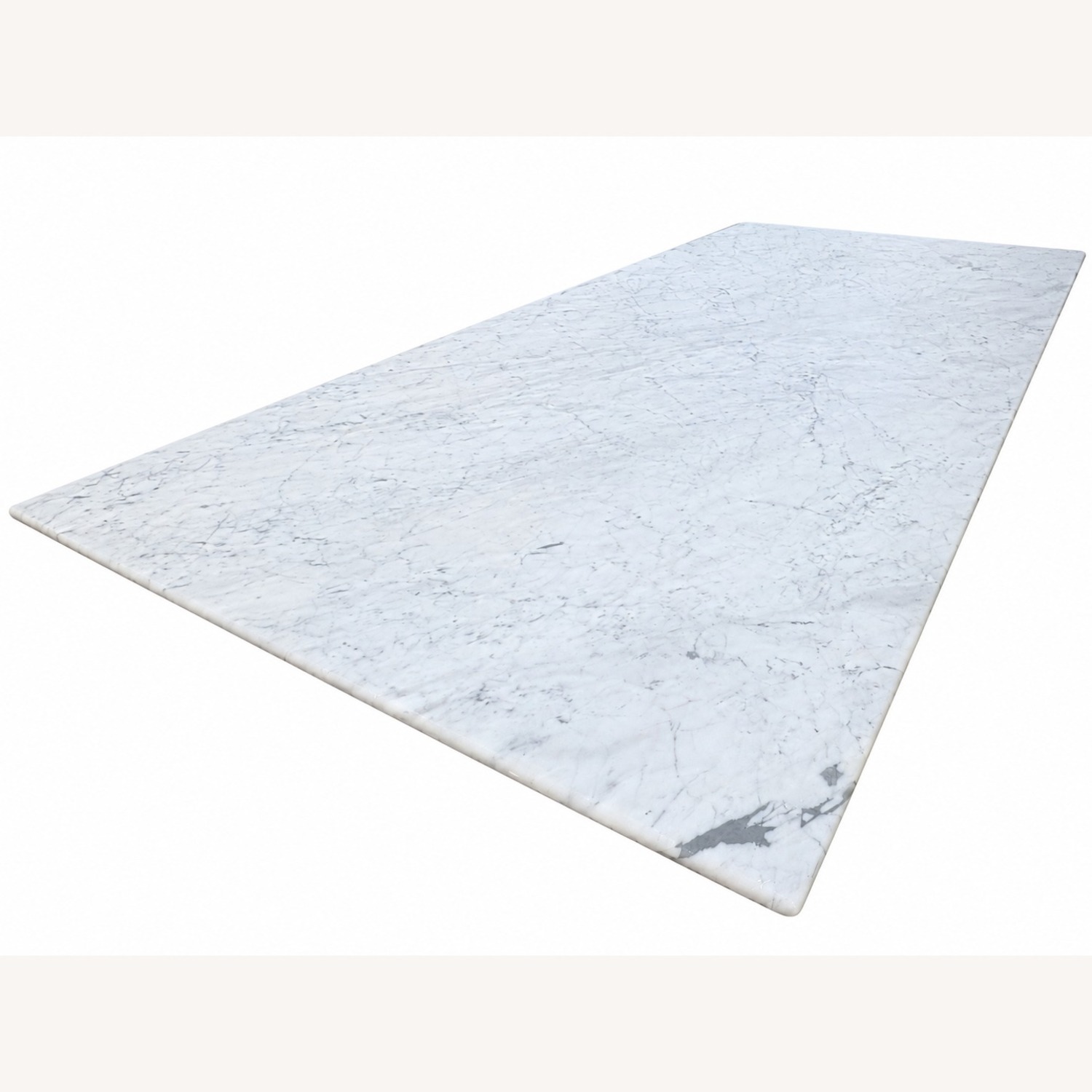 Restoration Hardware Aero Stone Dining Table 120" Carrara Marble - image-33
