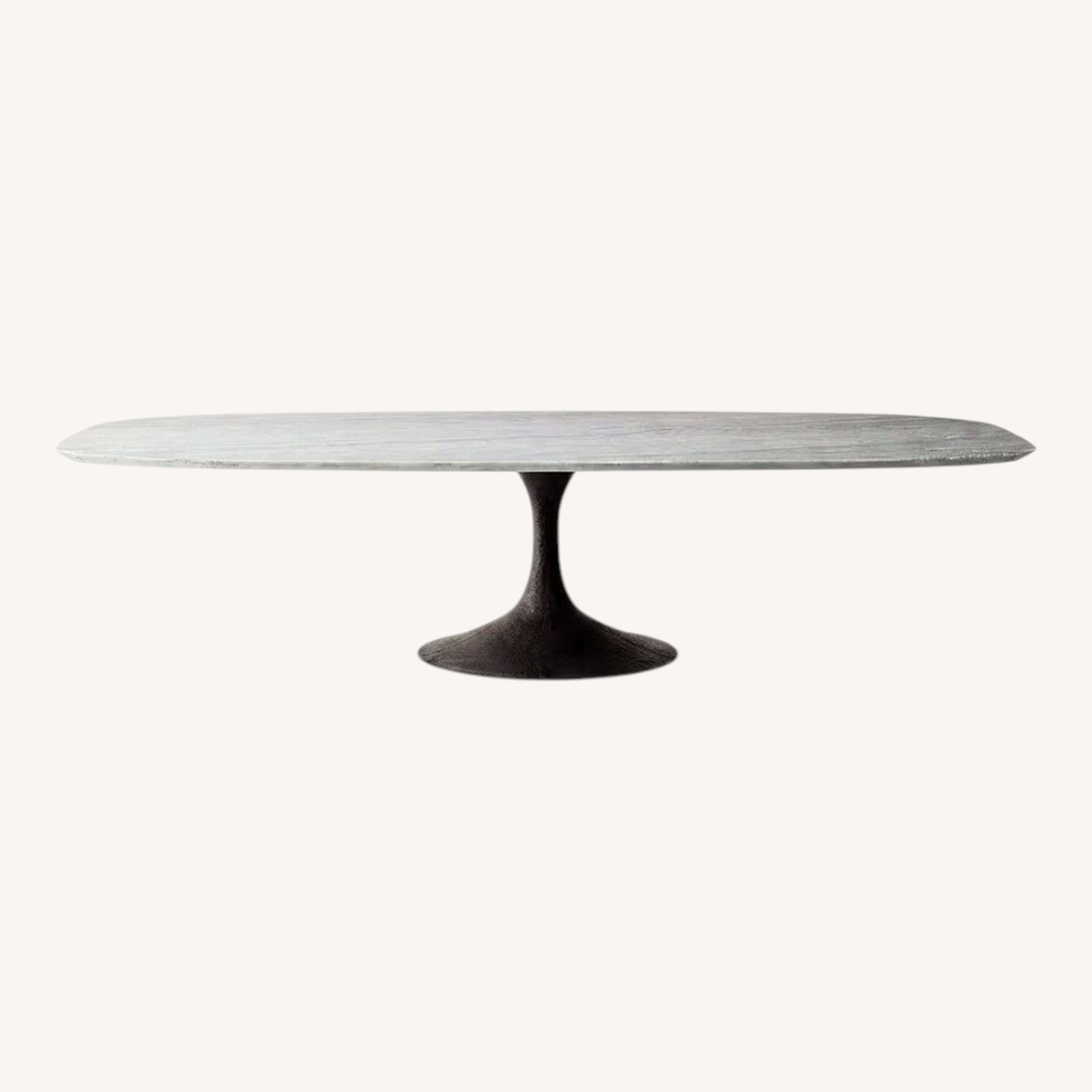 Restoration Hardware Aero Stone Dining Table 120" Carrara Marble - image-37