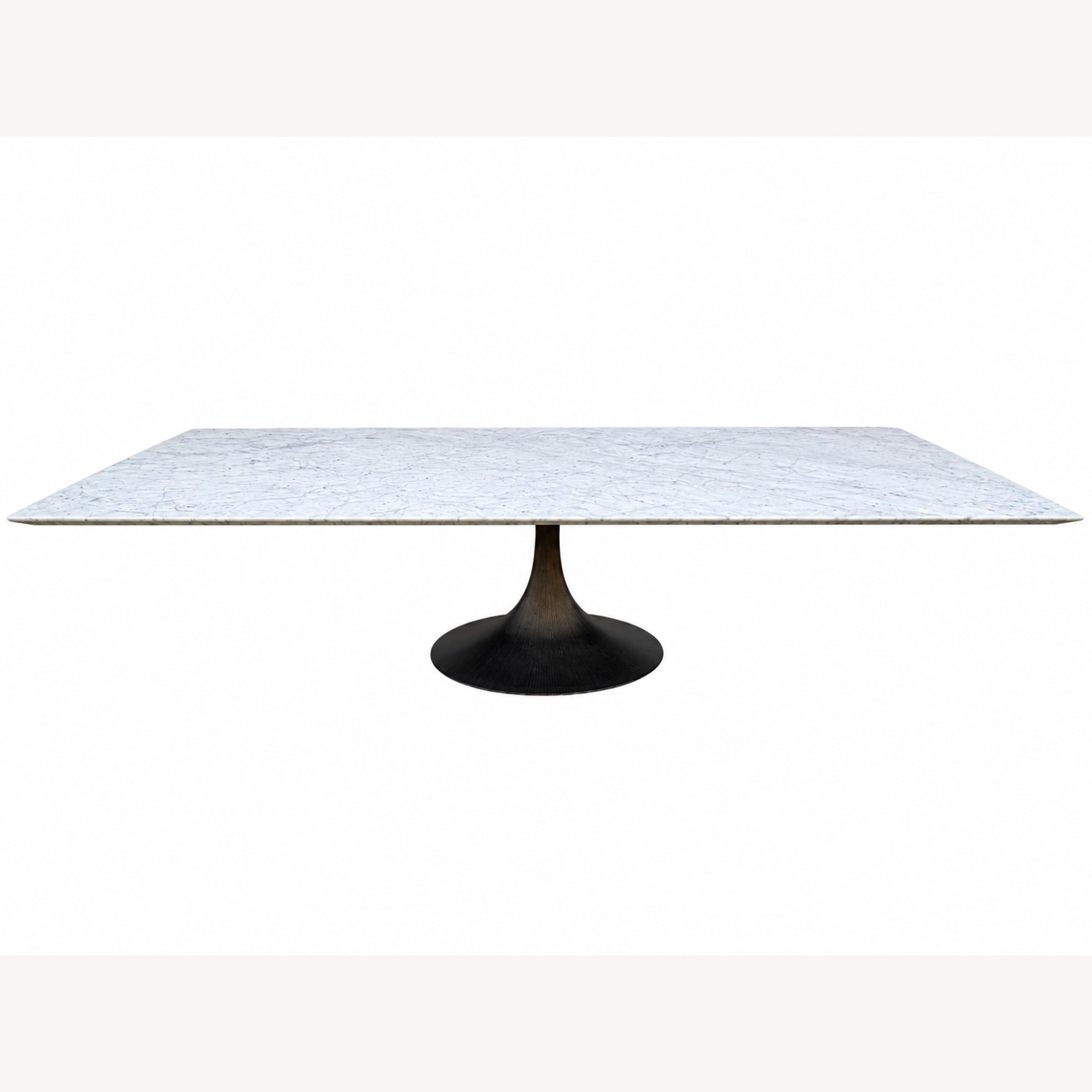 Restoration Hardware Aero Stone Dining Table 120" Carrara Marble - image-24