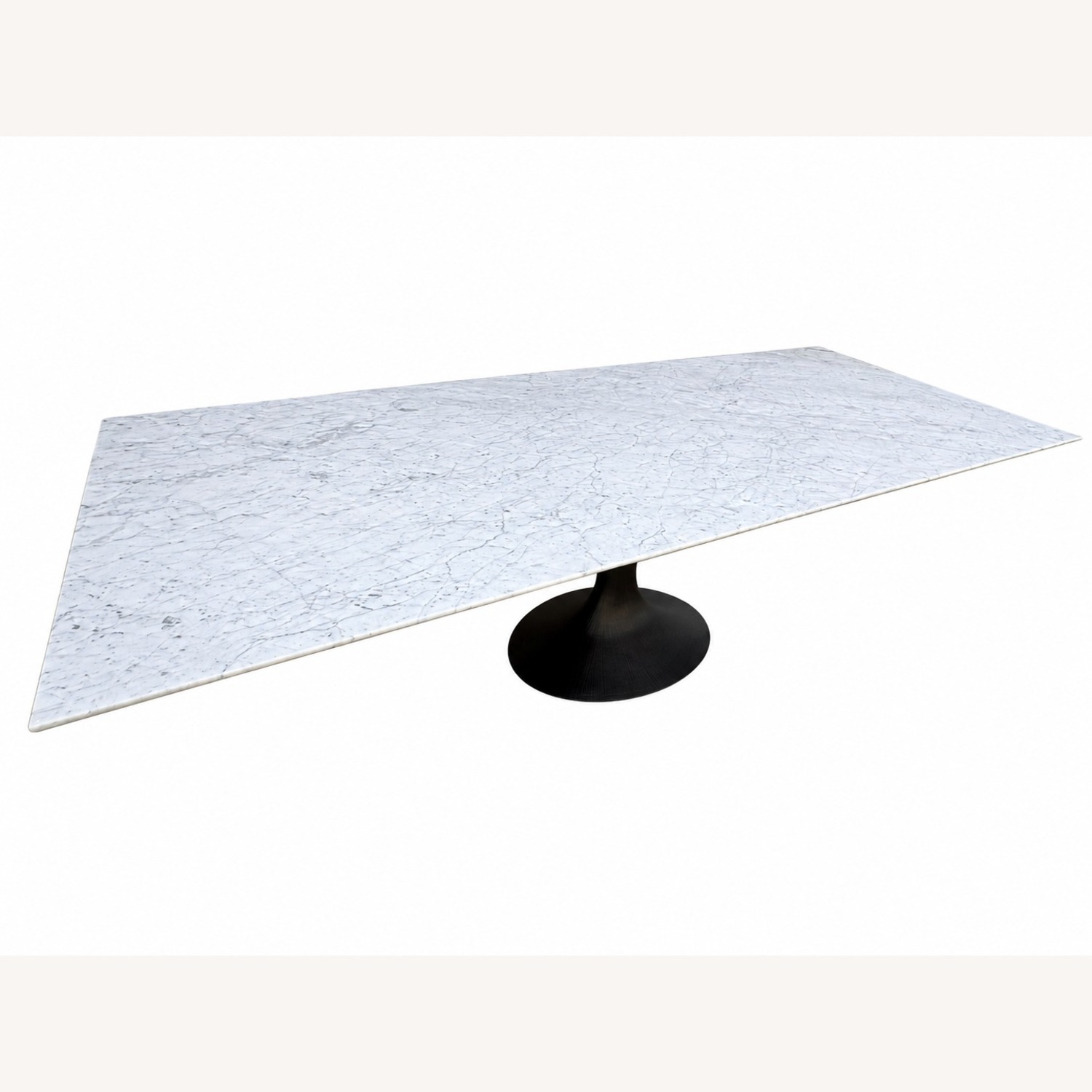 Restoration Hardware Aero Stone Dining Table 120" Carrara Marble - image-23