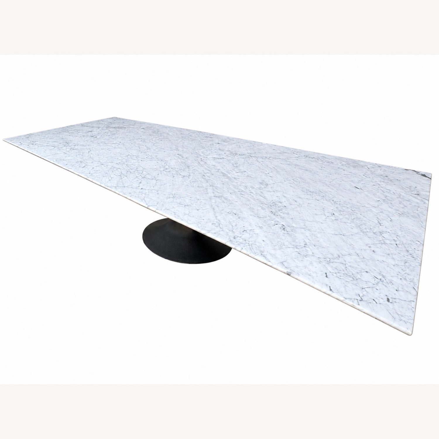 Restoration Hardware Aero Stone Dining Table 120" Carrara Marble - image-27
