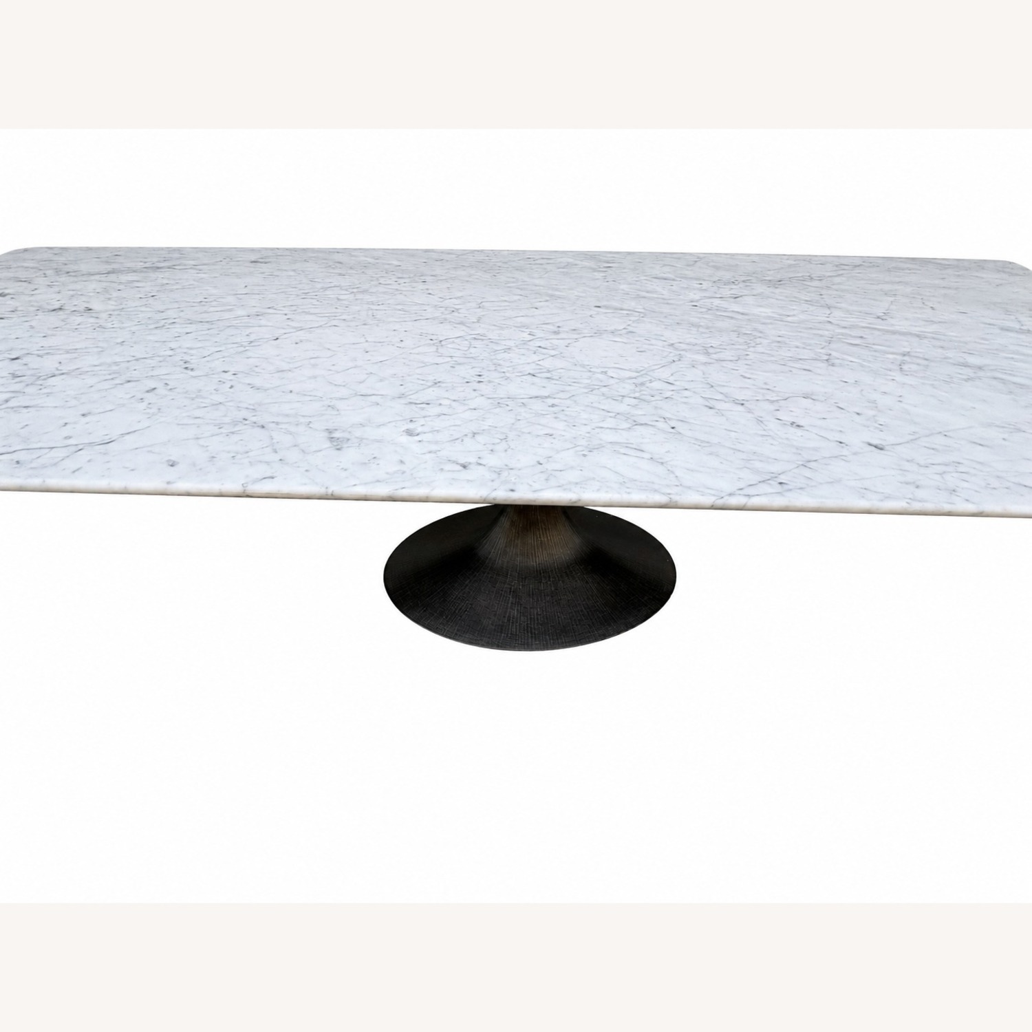 Restoration Hardware Aero Stone Dining Table 120" Carrara Marble - image-14