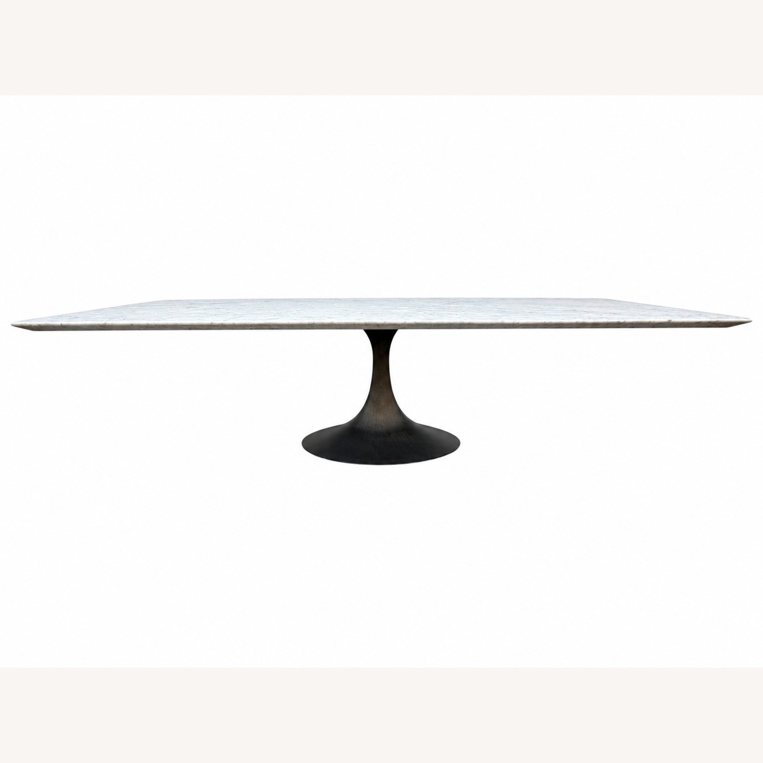 Restoration Hardware Aero Stone Dining Table 120" Carrara Marble - image-25