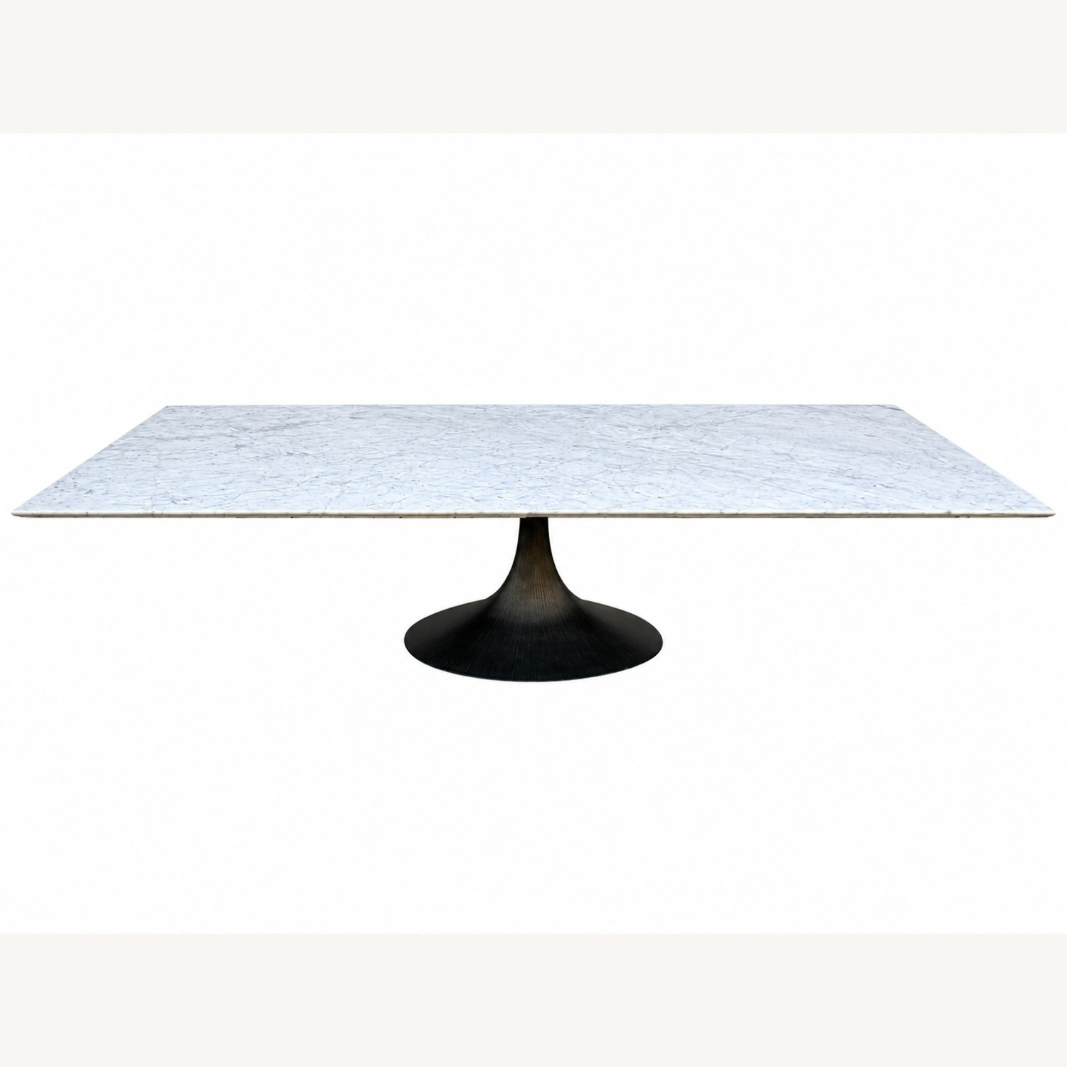 Restoration Hardware Aero Stone Dining Table 120" Carrara Marble - image-5