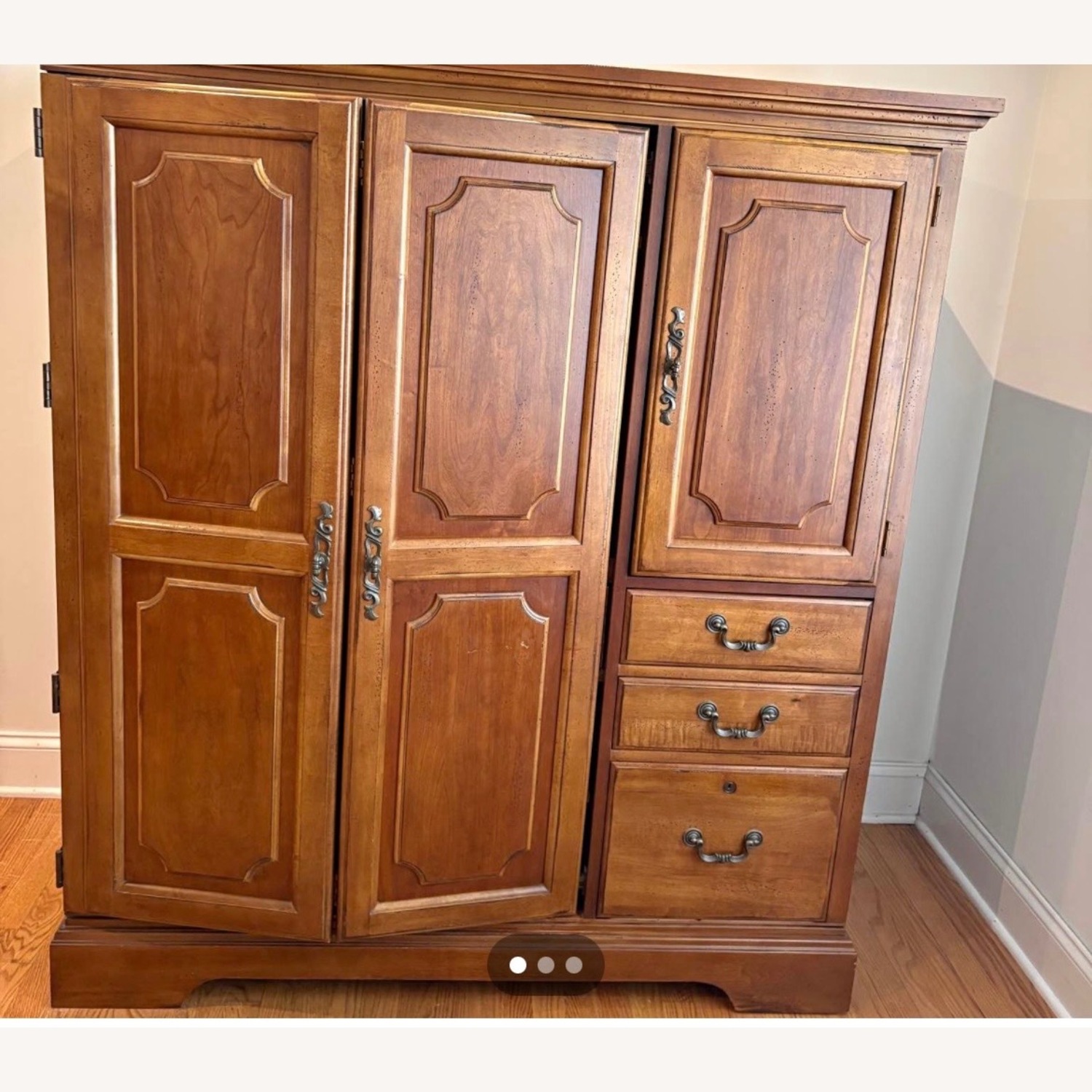 Hooker Furniture Corporation Dark Brown Armoire - image-1