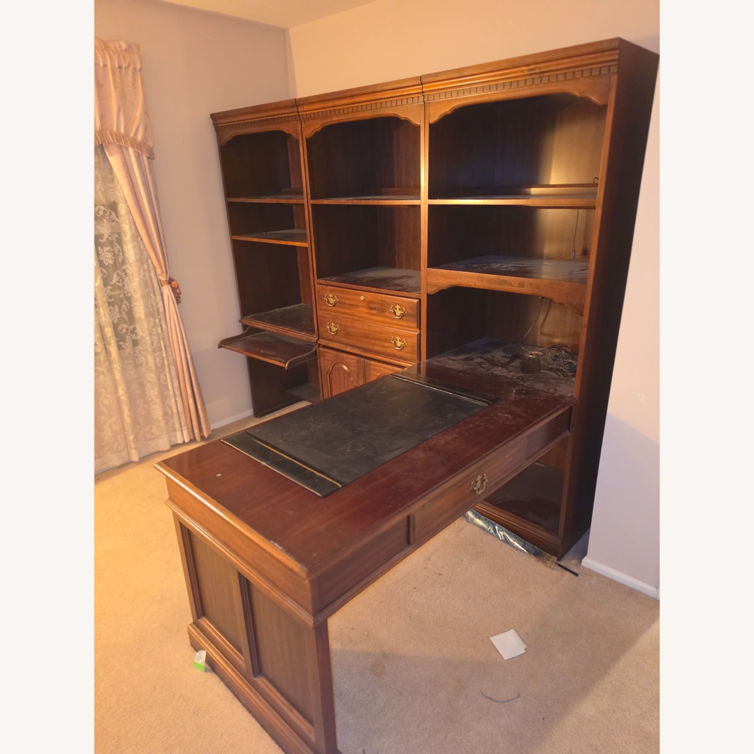 Vintage/Antique Finds Dark Brown Wood Bookcase - image-2