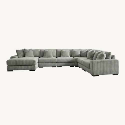 Used Ashley Lindyn 6-Piece Sectional Sofa Left-Arm Chaise for sale on AptDeco