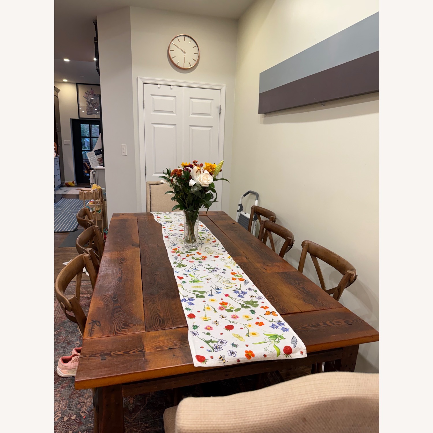 Custom Natural Wood Dining Table - image-3