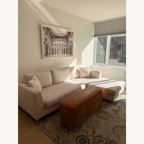 Used Comfy Beige Sectional for sale on AptDeco