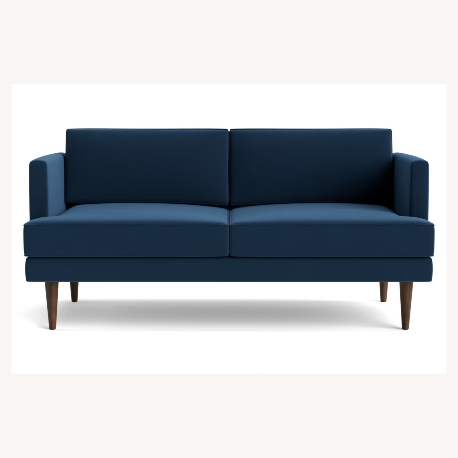 Joybird Preston Blue Velvet 2 Seater Sofa - image-5