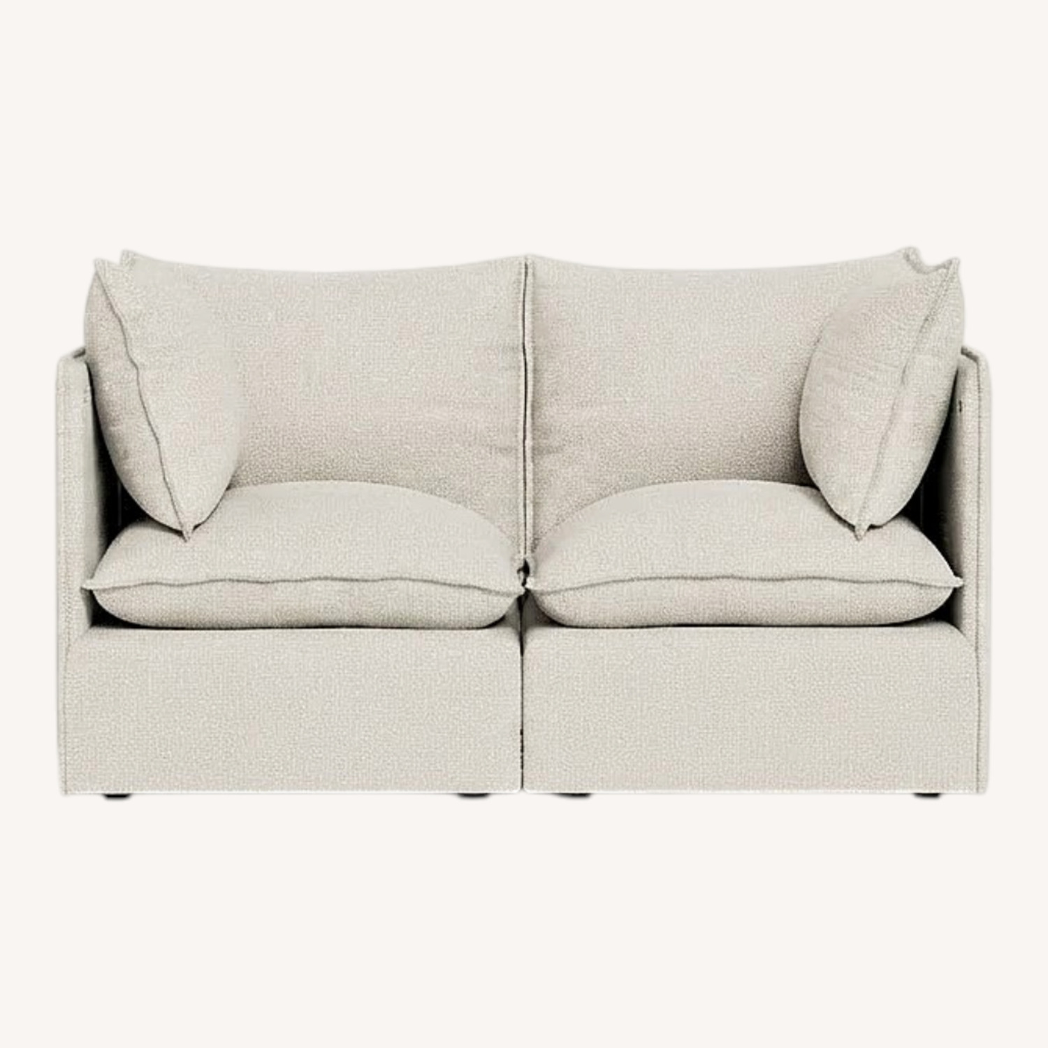 Cozey 2 seat XL Sofa with Ottoman - image-0