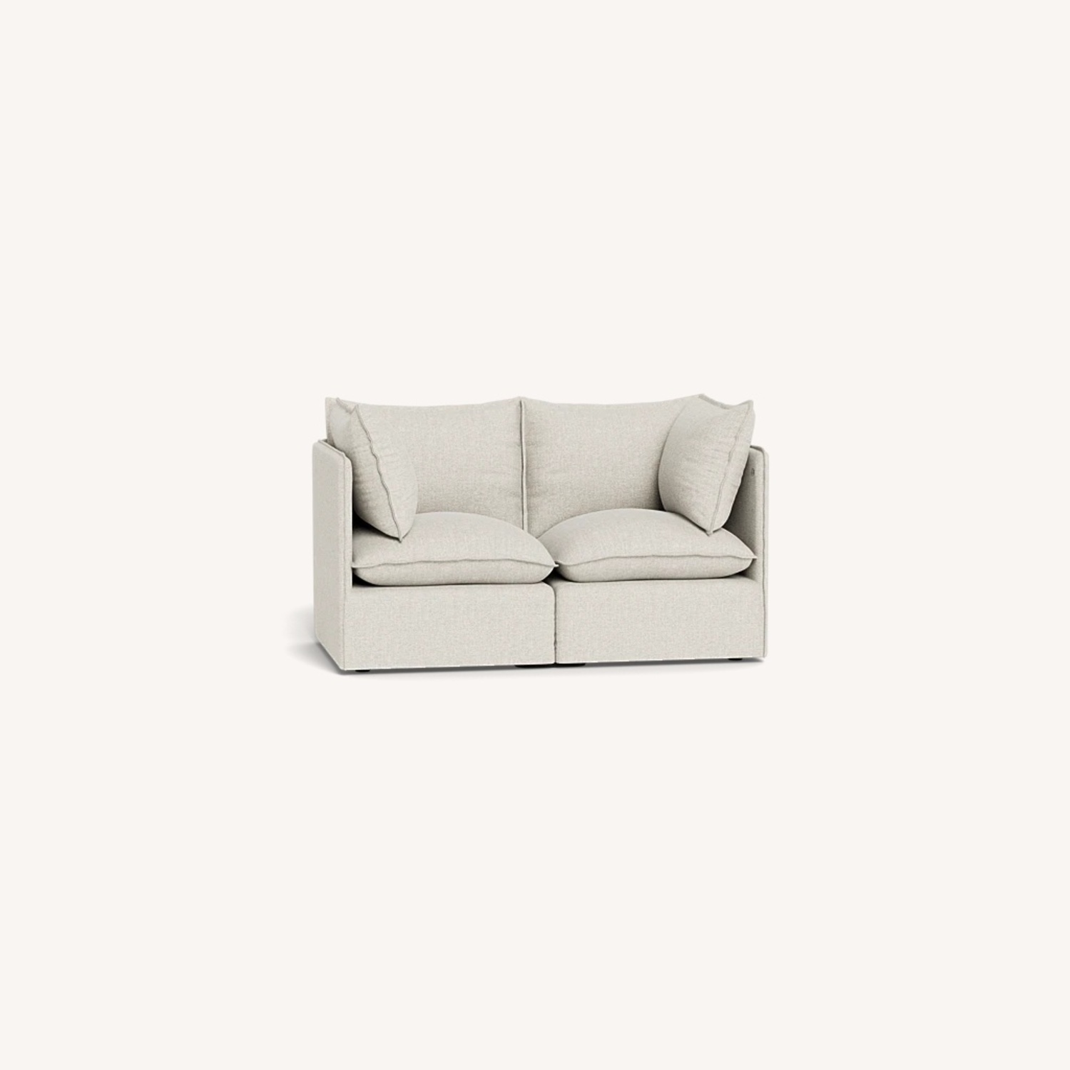 Cozey 2 seat XL Sofa with Ottoman - image-5