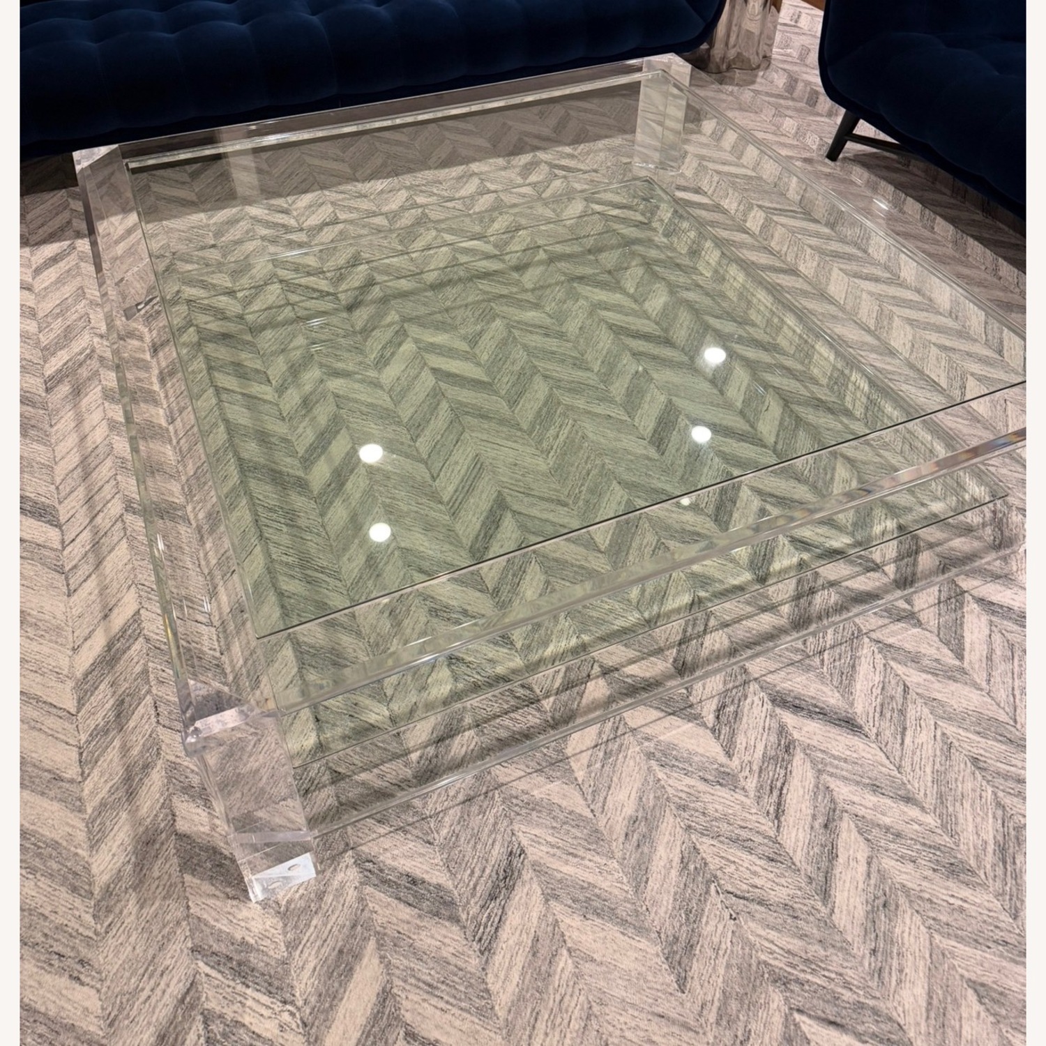 Interlude Home Surrey Acrylic Glass Coffee Table - image-3