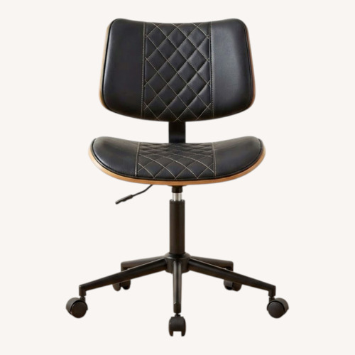 Used Home Office Chair with Wheels Black for sale on AptDeco