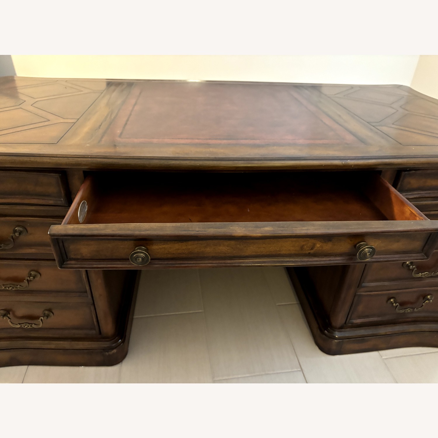  Hooker Furniture Wood Executive Desk - image-4