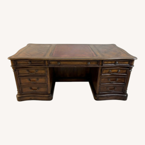 Used Hooker Furniture Wood Executive Desk for sale on AptDeco