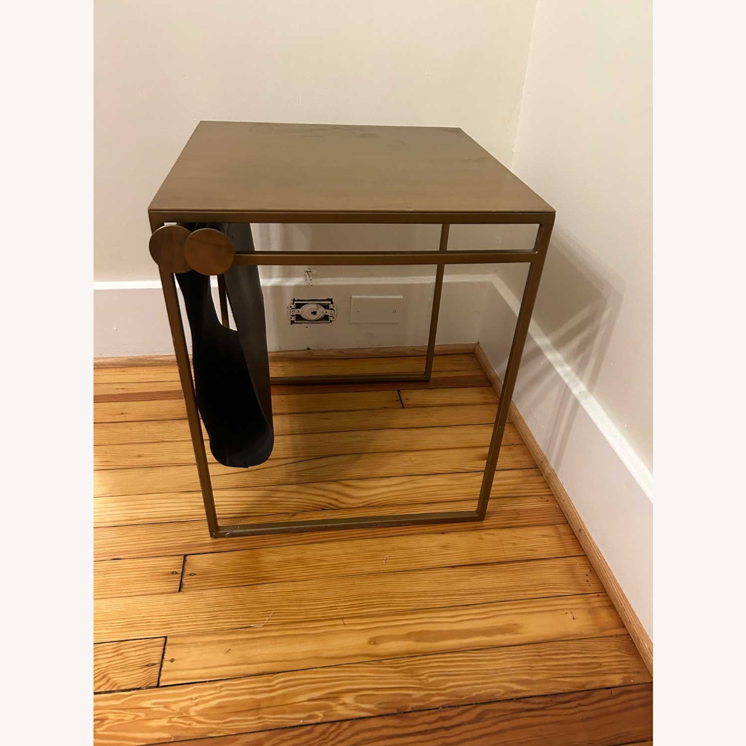 CB2 Saic Gold Side Table - image-5