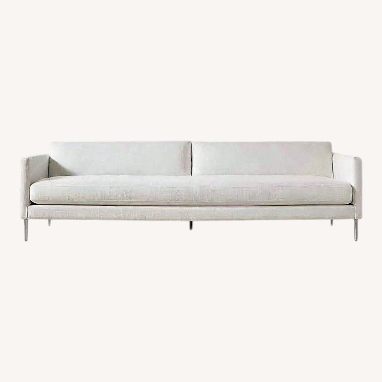 CB2 Midtown White Low Profile Sofa - image-0