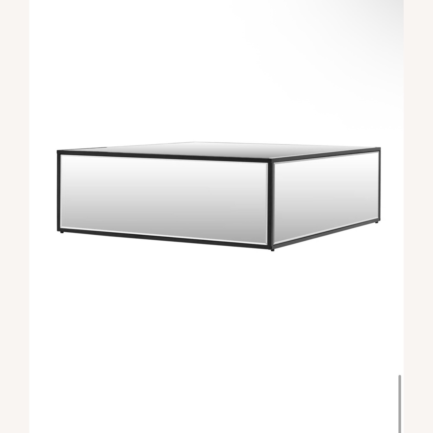 Wayfair Black Mirrored Glass Coffee Table - image-7