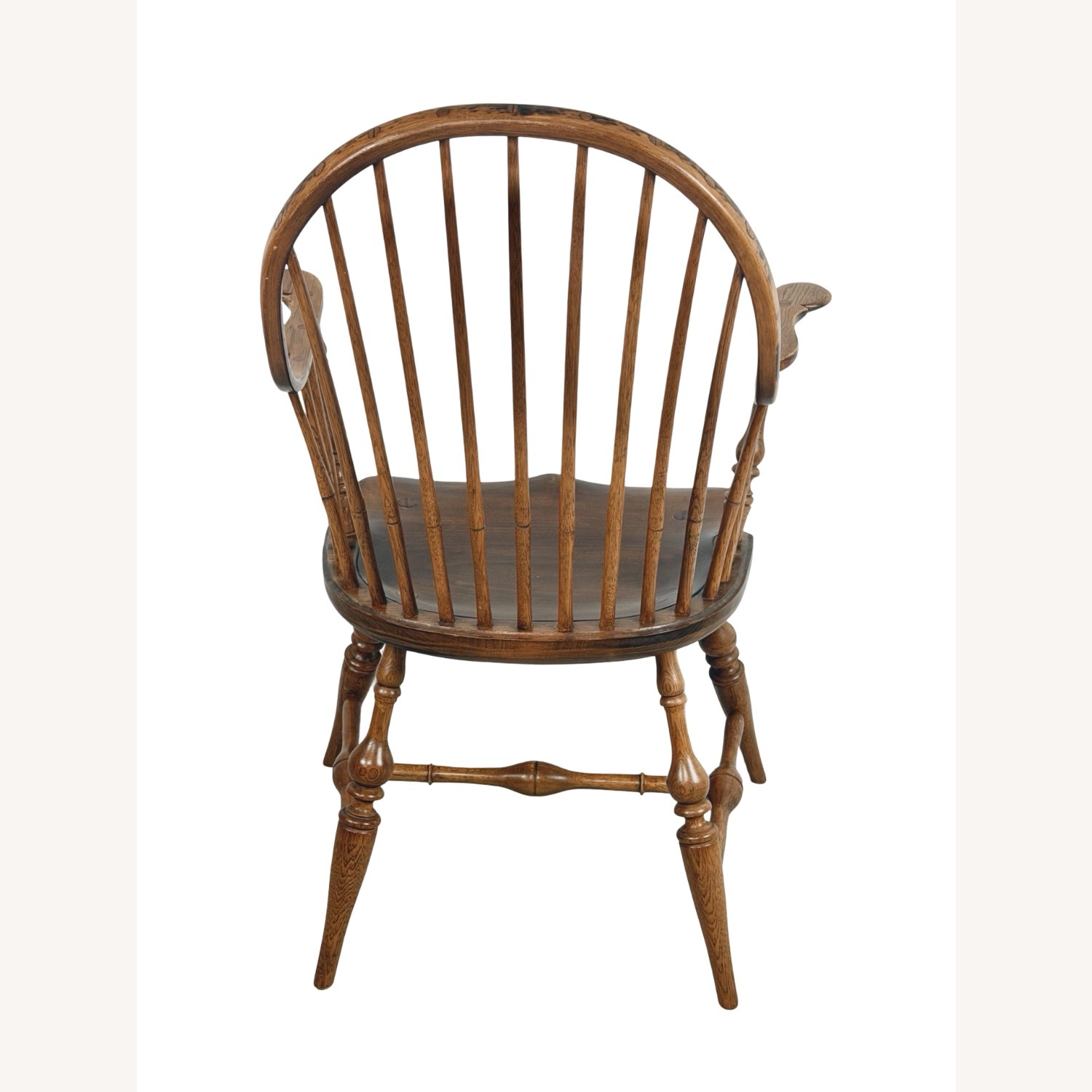  Antique Windsor Chair with Tall Spindle Back - image-19