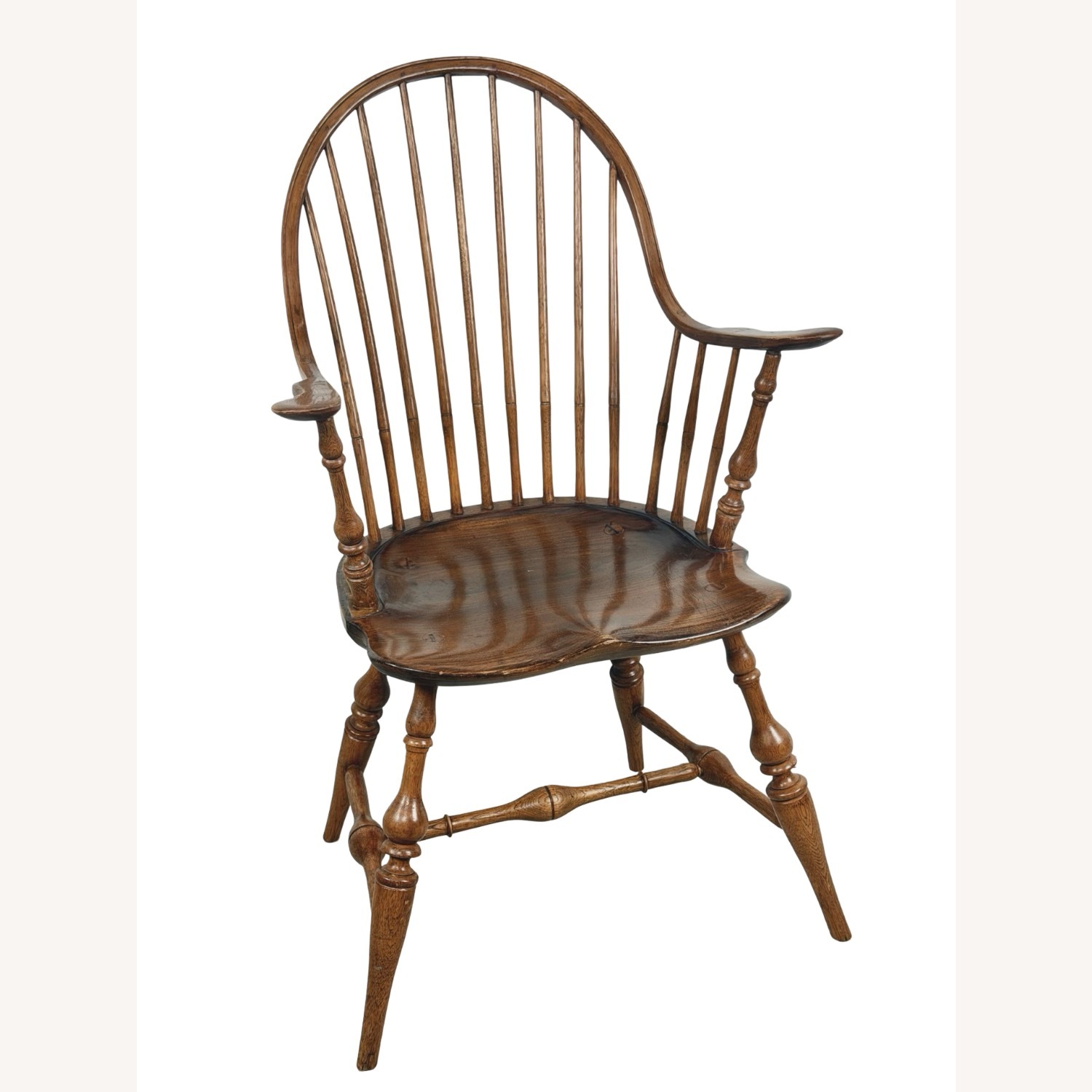  Antique Windsor Chair with Tall Spindle Back - image-18