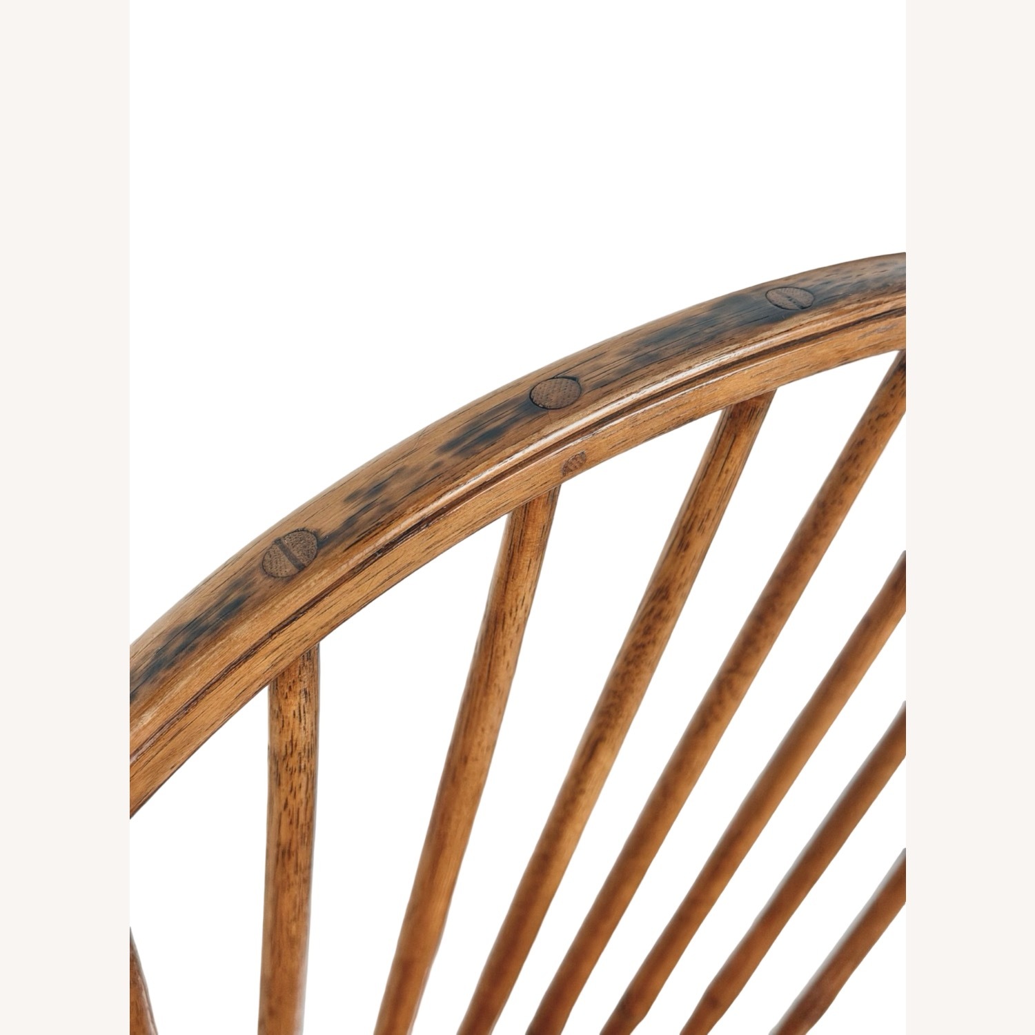  Antique Windsor Chair with Tall Spindle Back - image-17