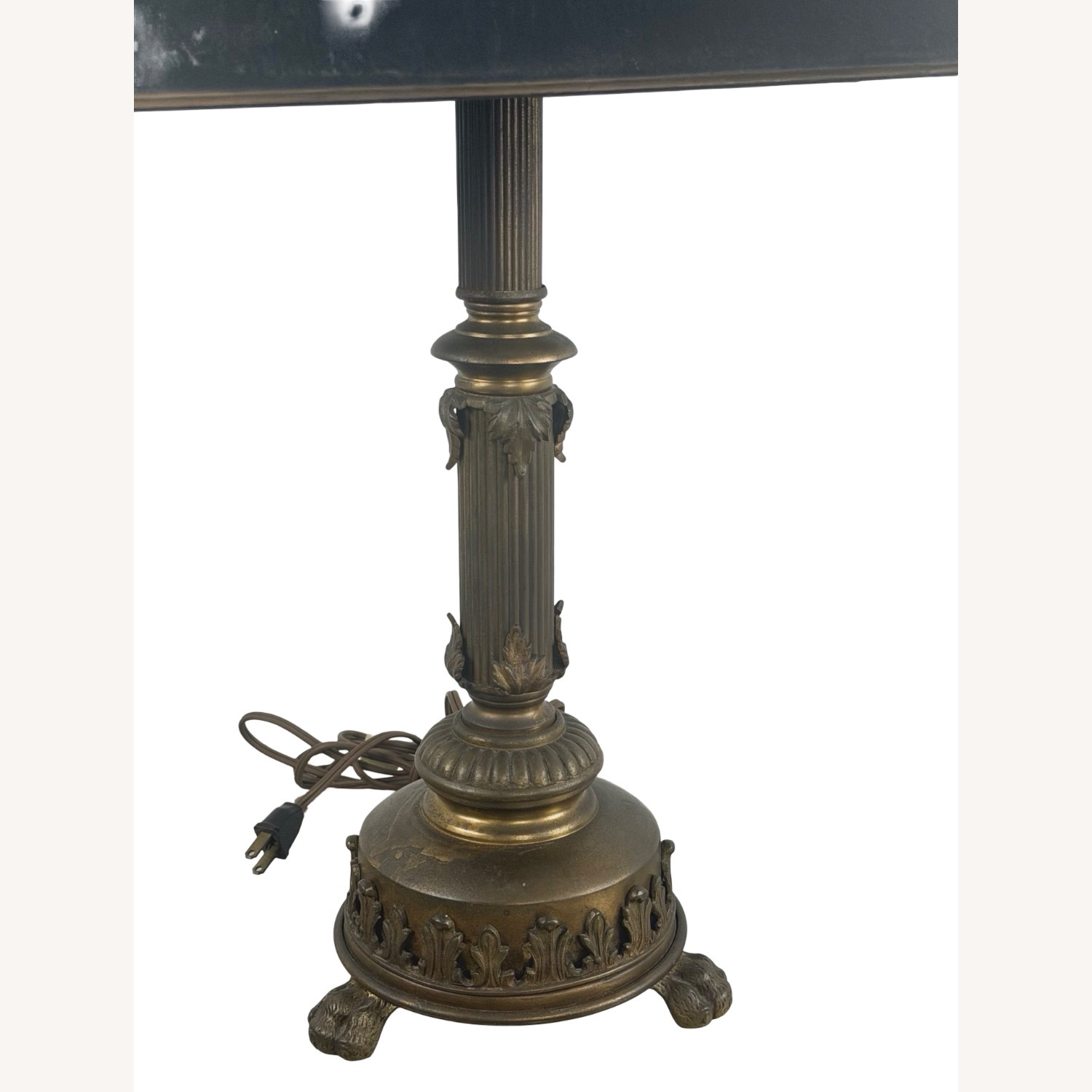 Neoclassical Brass Column Table Lamp - image-12