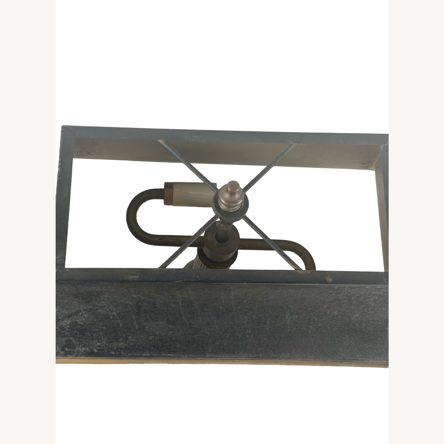 Neoclassical Brass Column Table Lamp - image-9