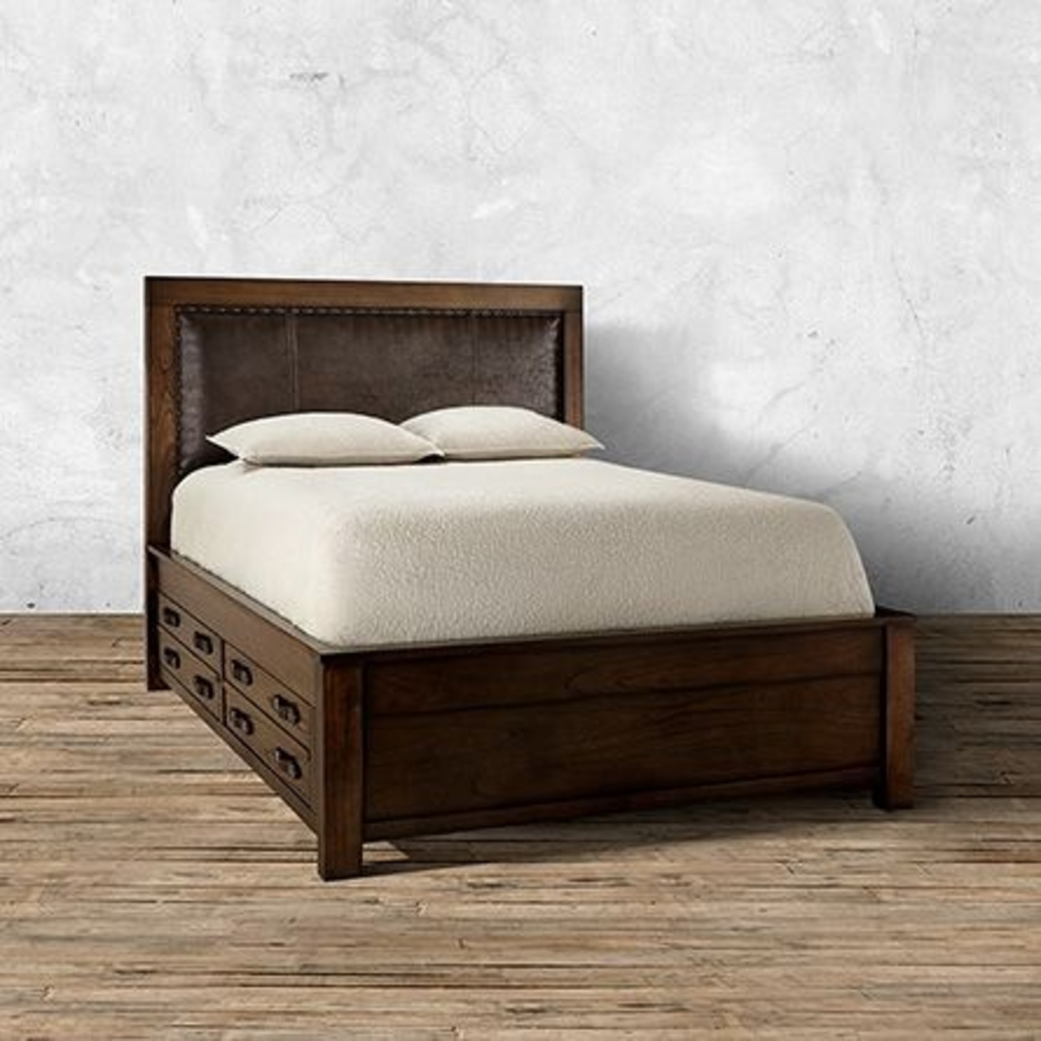 Arhaus King Size Bedframe With Under Bed Storage  - image-8
