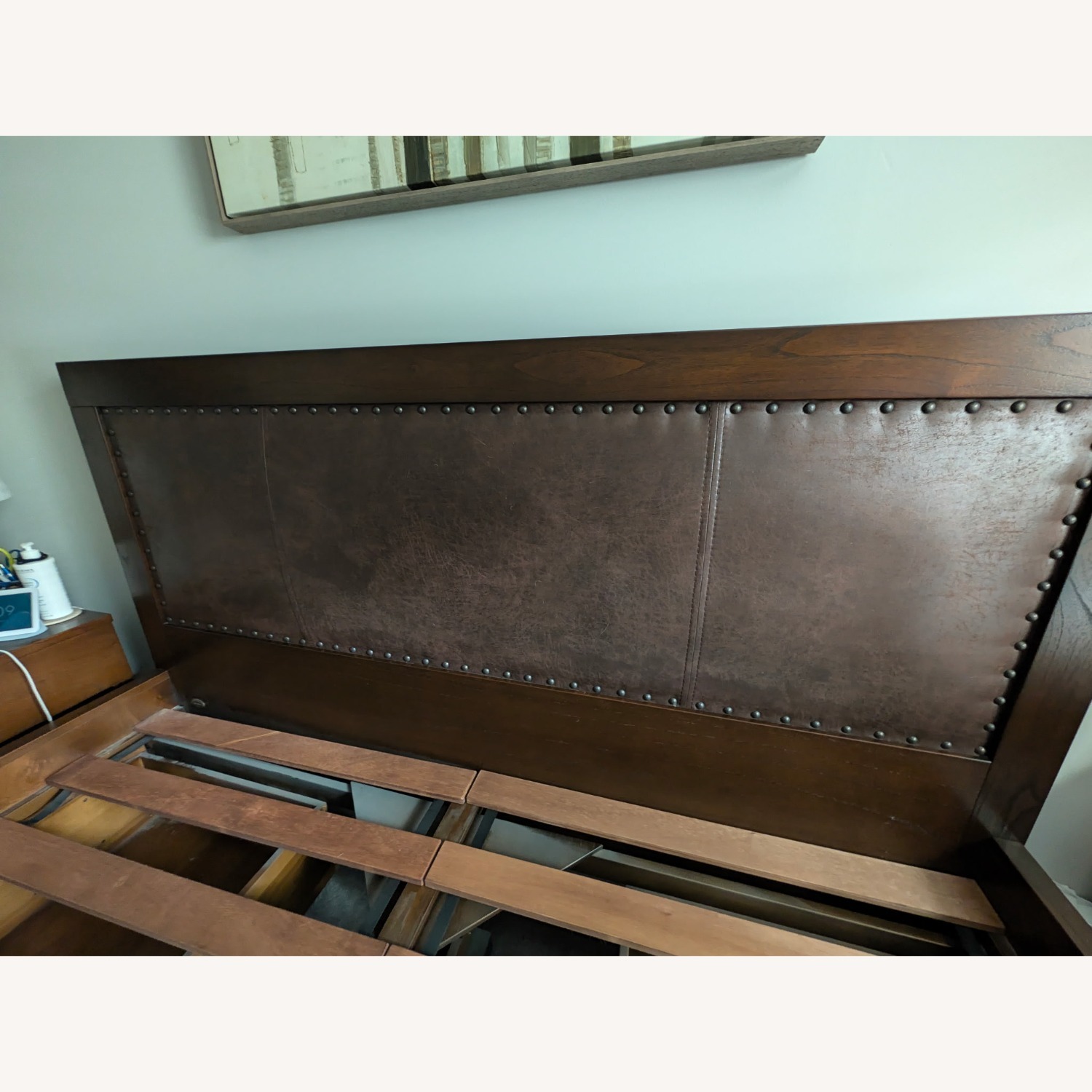 Arhaus King Size Bedframe With Under Bed Storage  - image-5