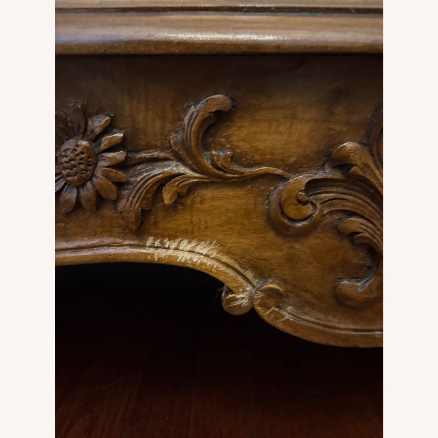 Vintage/Antique Dark Brown Wood Armoire - image-5