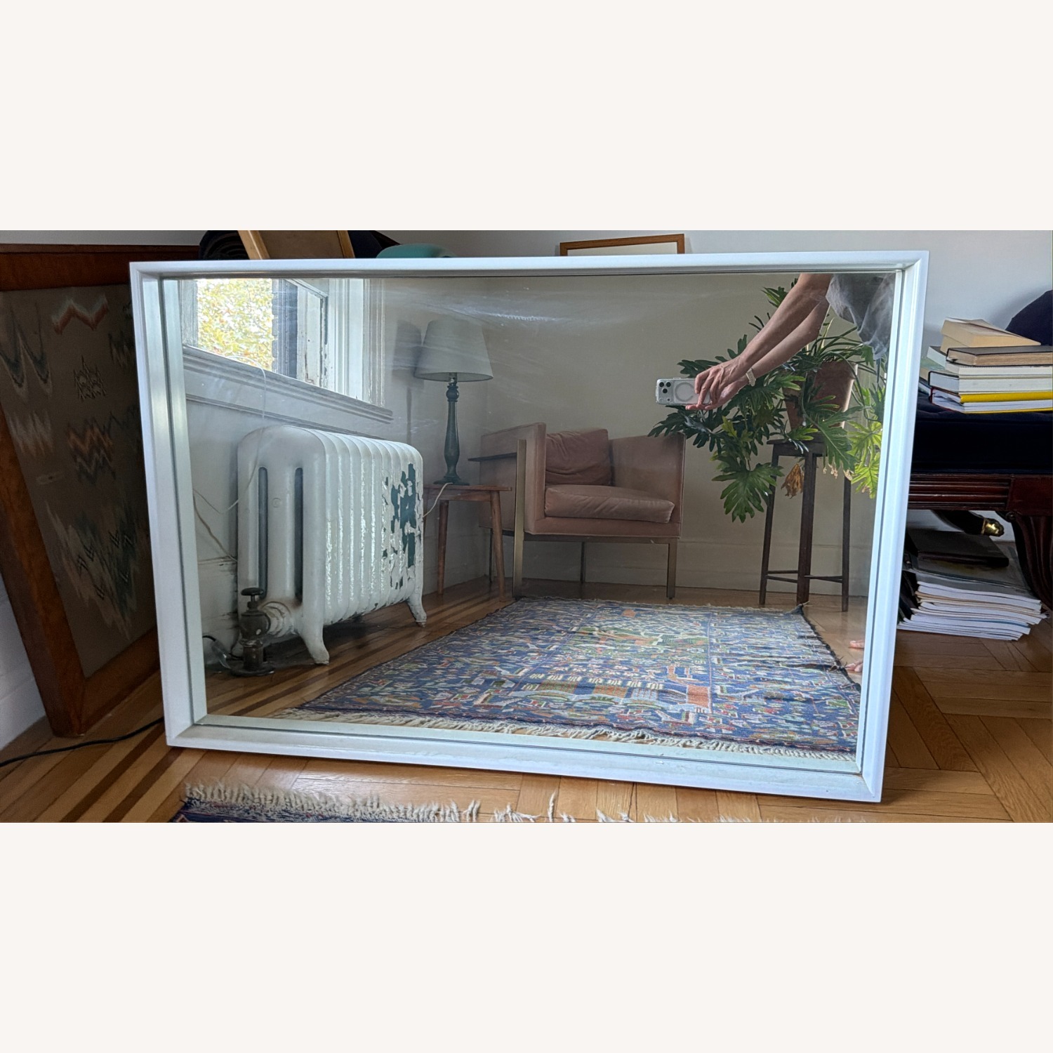 Design Within Reach White Wall Mirror - image-1
