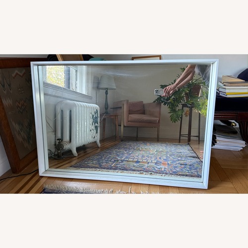 Used Design Within Reach White Wall Mirror for sale on AptDeco