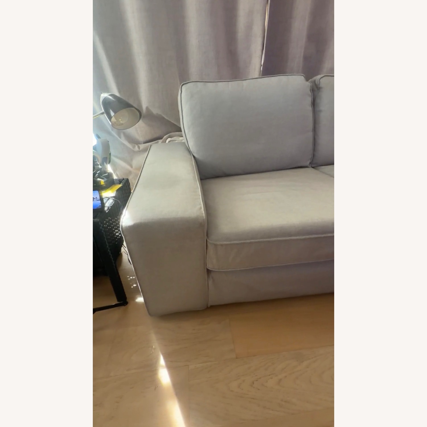IKEA Tresund Light Gray Fabric 2 Seater Sofa - image-3