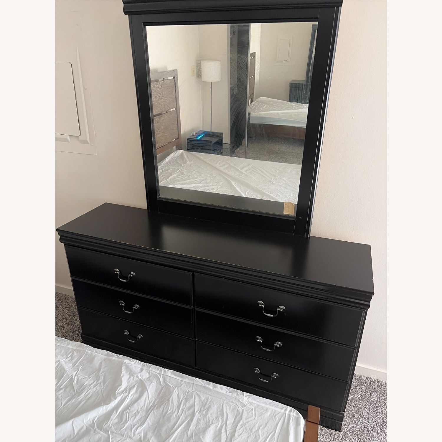 Black Wood Dresser - image-1