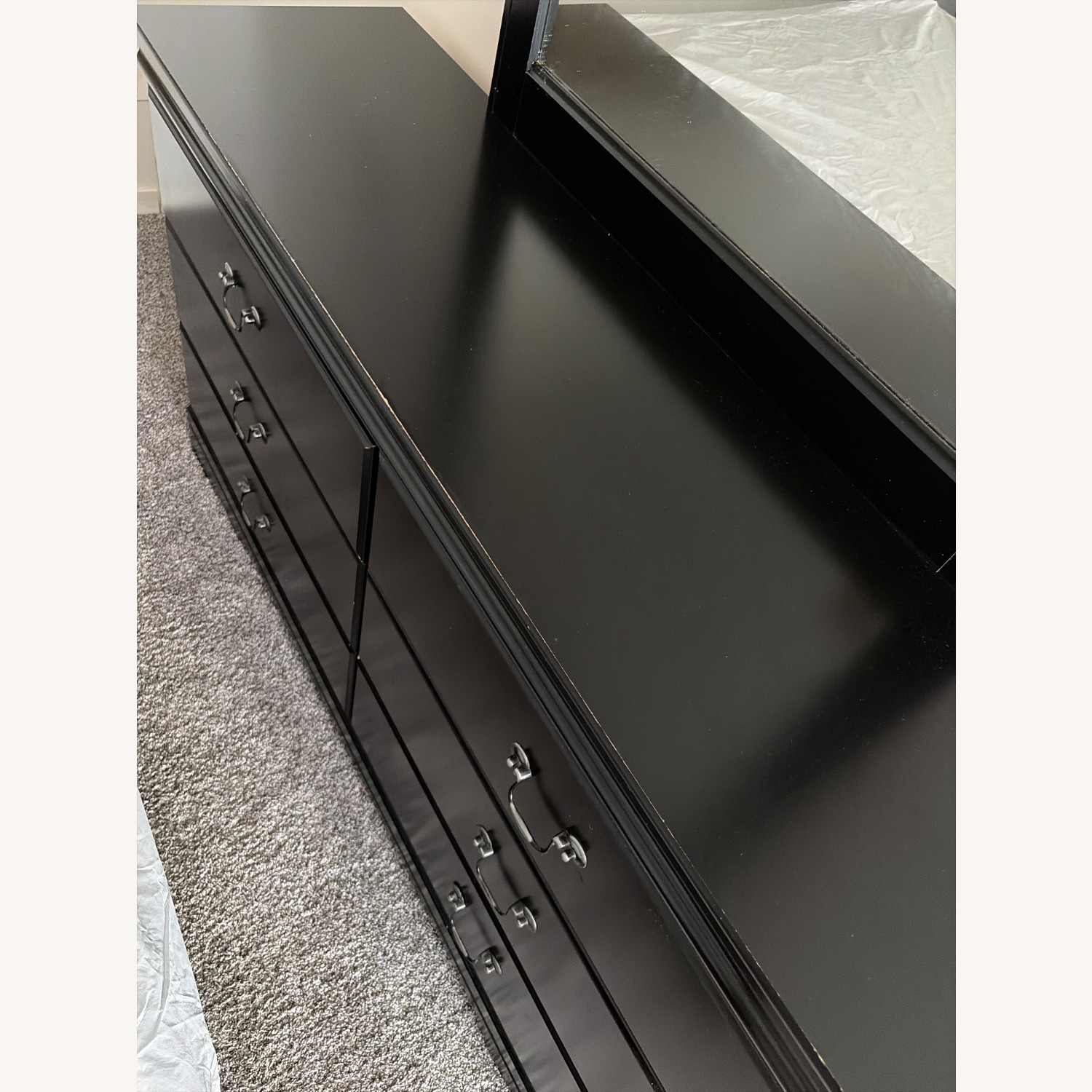 Black Wood Dresser - image-2