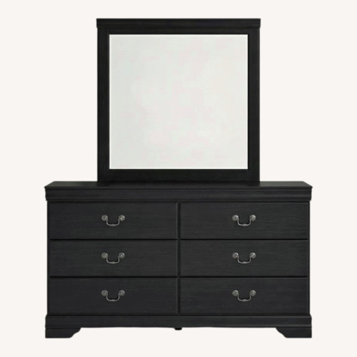 Used Black Wood Dresser for sale on AptDeco