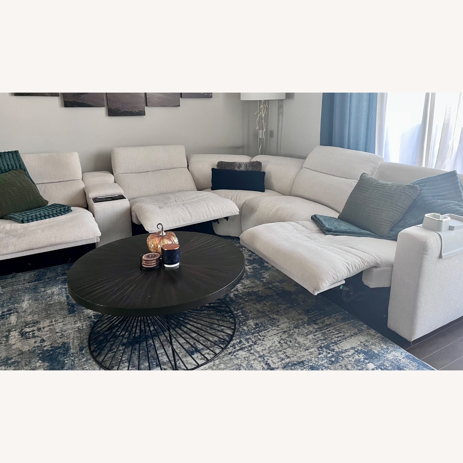 Power Reclining Sectional with 2 Consoles - image-4