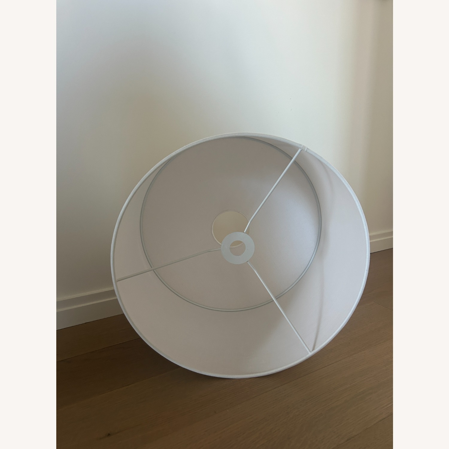 Restoration Hardware French Drum Linen Lamp Shade - image-2