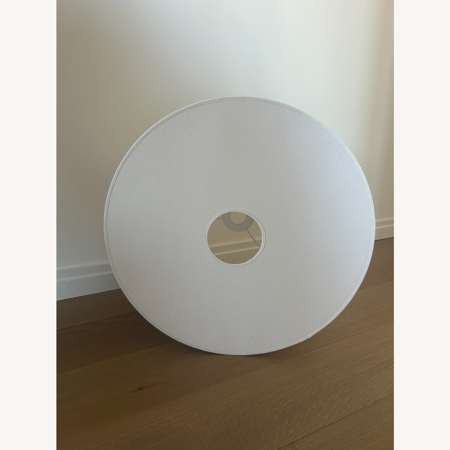 Restoration Hardware French Drum Linen Lamp Shade - image-4