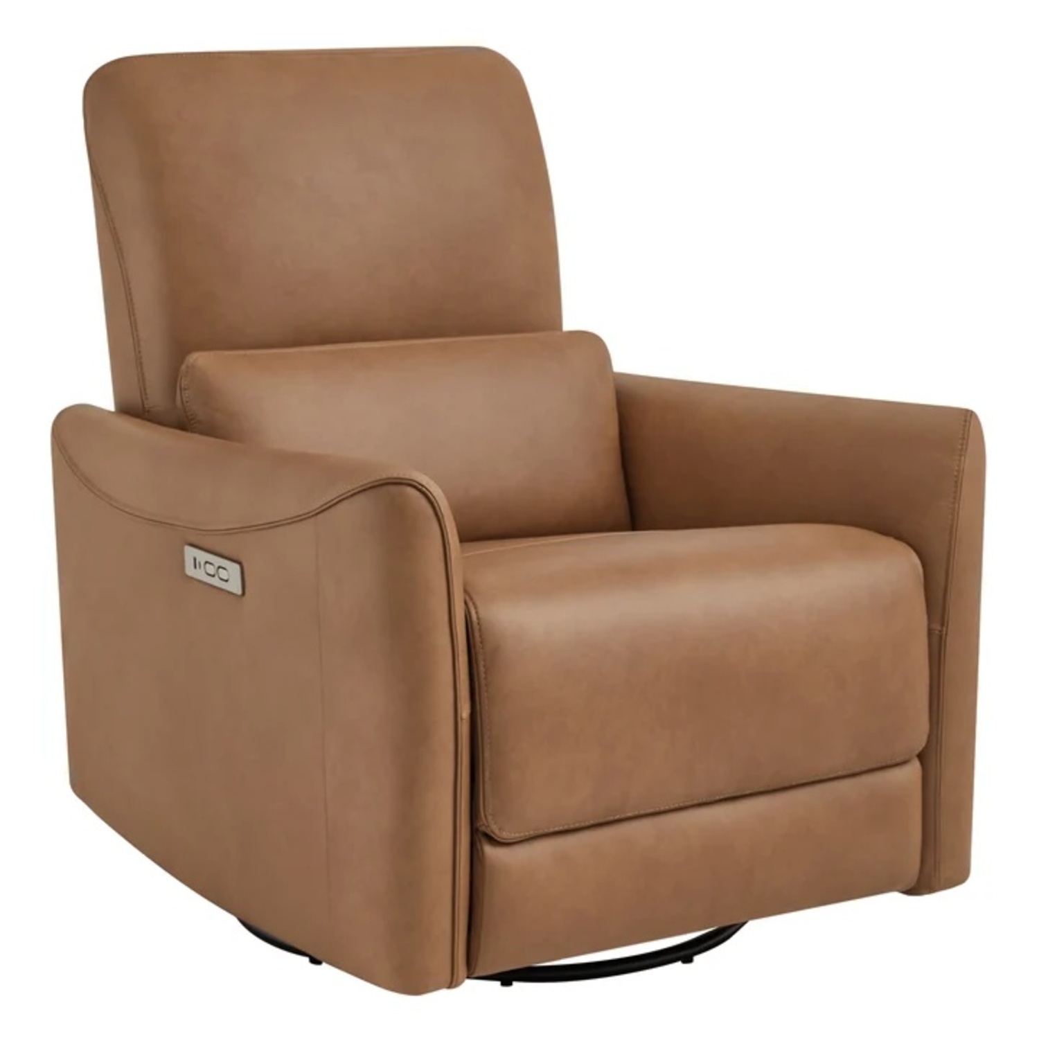 Light Brown Leather Recliner - image-5