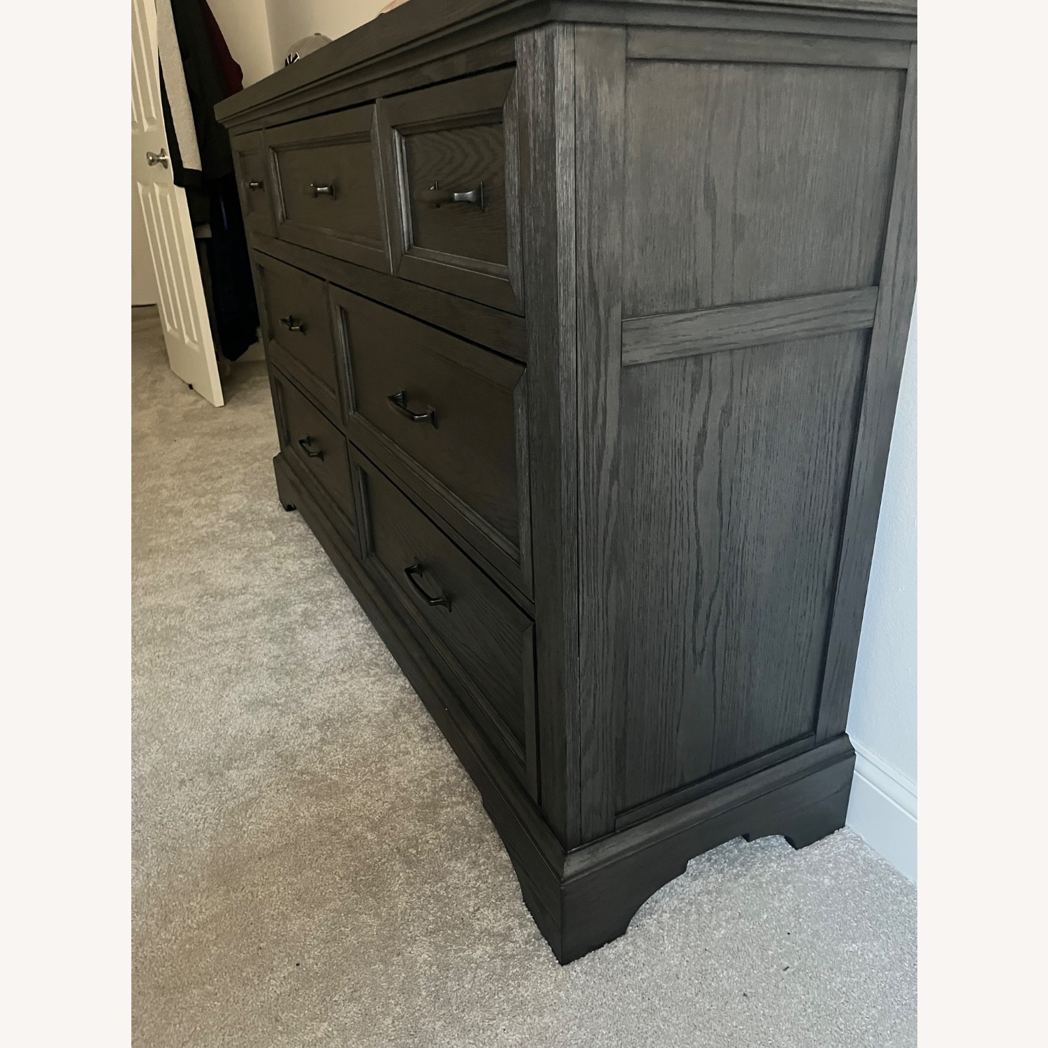 Raymour & Flanigan Cambridge Dark Gray Dresser - image-3