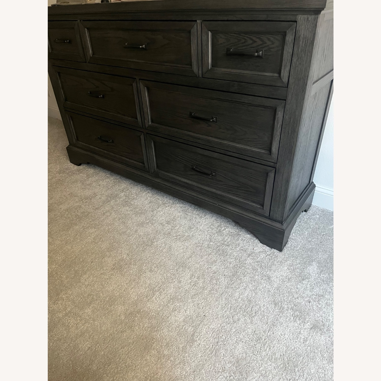 Raymour & Flanigan Cambridge Dark Gray Dresser - image-1