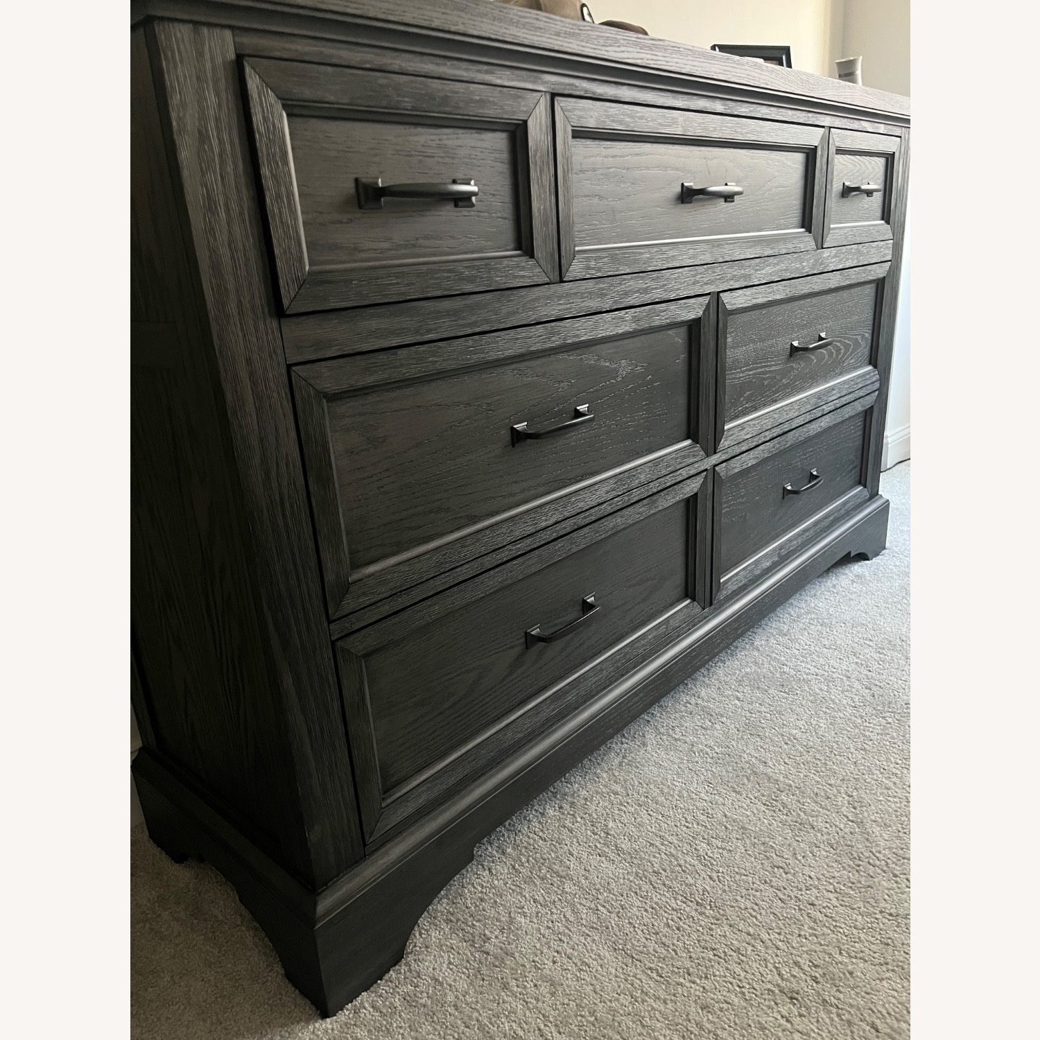 Raymour & Flanigan Cambridge Dark Gray Dresser - image-2