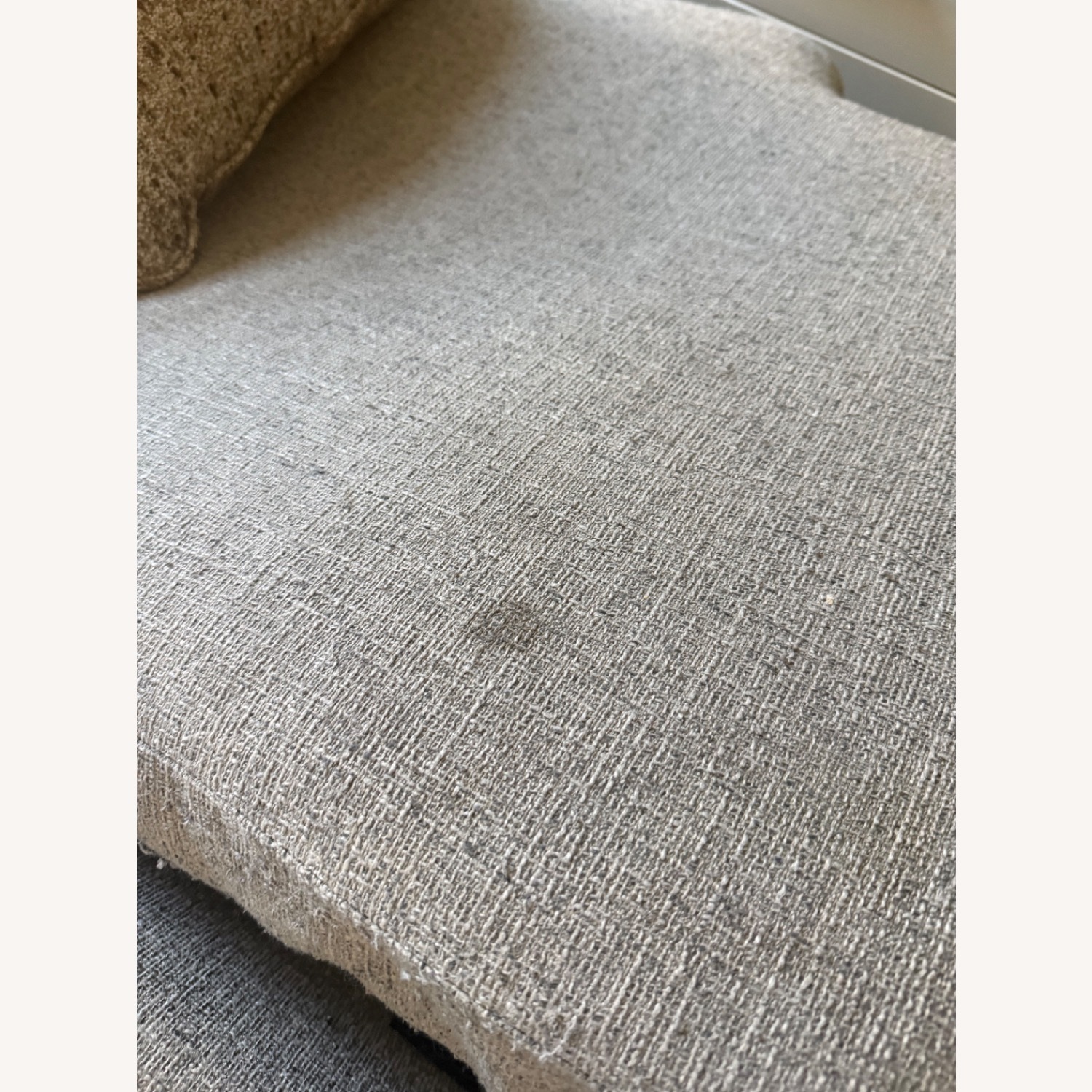 West Elm Light Gray Fabric 2 Piece Sectional - image-4