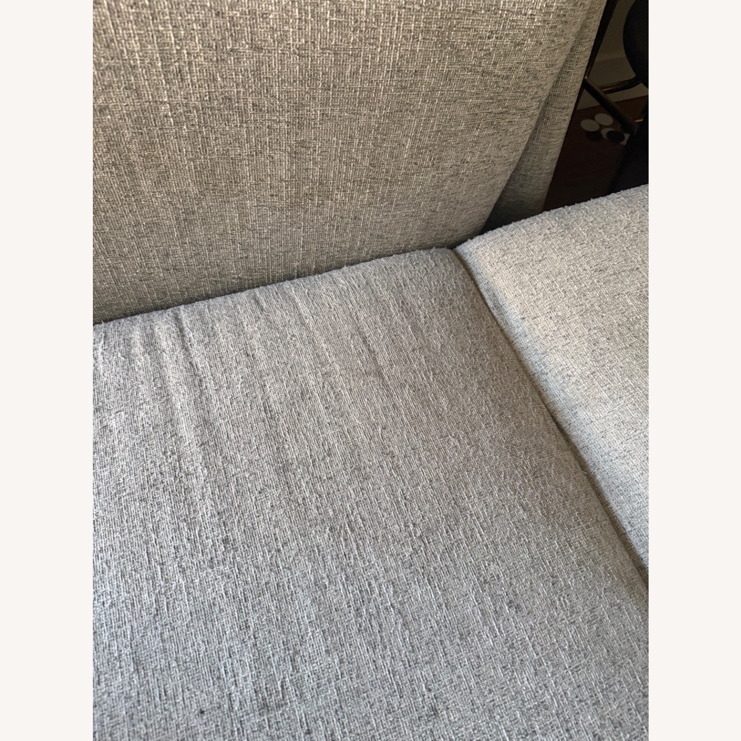West Elm Light Gray Fabric 2 Piece Sectional - image-5