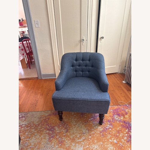 Used Blue Accent Chair for sale on AptDeco